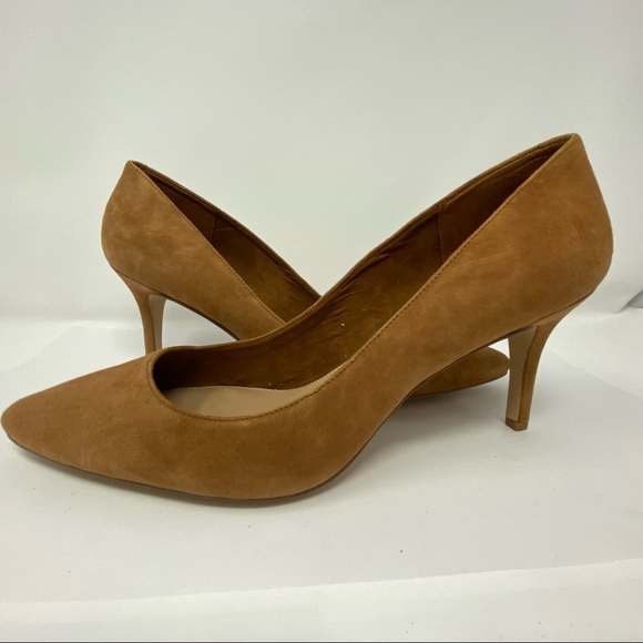 GAP Shoes Gap Suede Camel Color Pumps Heels Poshmark
